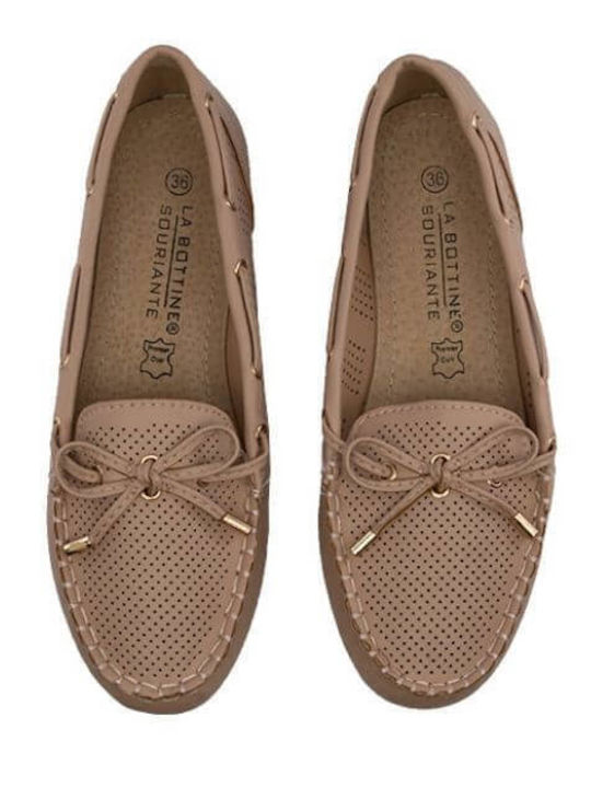 Louizidis Γυναικεία Loafers σε Ροζ Χρώμα