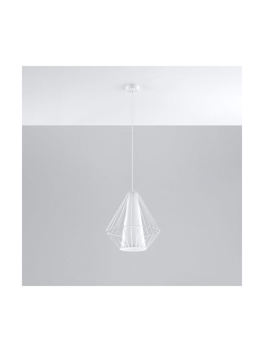 Sollux Demi Pendant Light Suspension Grid White