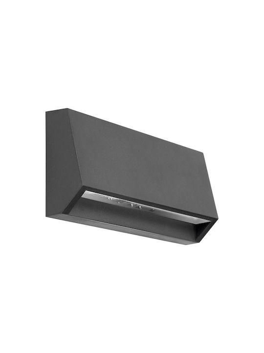 Redled Стенно Външно Плафонно Осветление LED IP65 3W с Естествено бяло Светлина 16x3.3x7εκ.