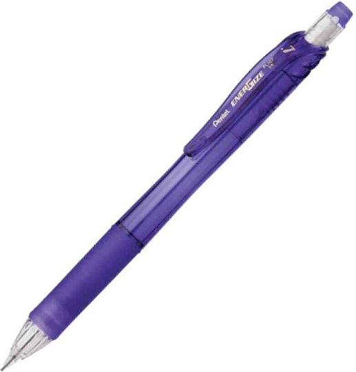 Pentel Energize Μηχανικό Μολύβι 0.7mm με Γόμα 1τμχ Μωβ