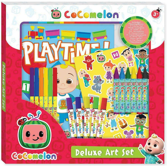 Diakakis Cocomelon Painting Set in Case Colouring Set 33x33cm 23pcs