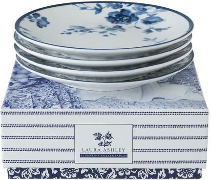 Laura Ashley Blueprint Чиния Пустинята от Порцелан Син 4бр
