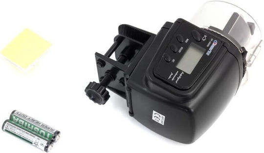 Automatic Fish Feeder Electronic Automatic Aquarium Fish Feeder for Programmable Feeding 10.6x10.3x5.9 cm.