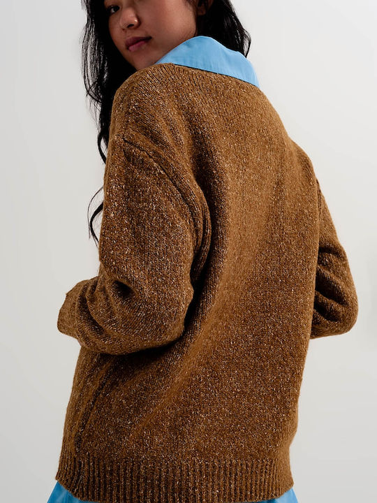 Women's Long Sleeve Sweater Yellow