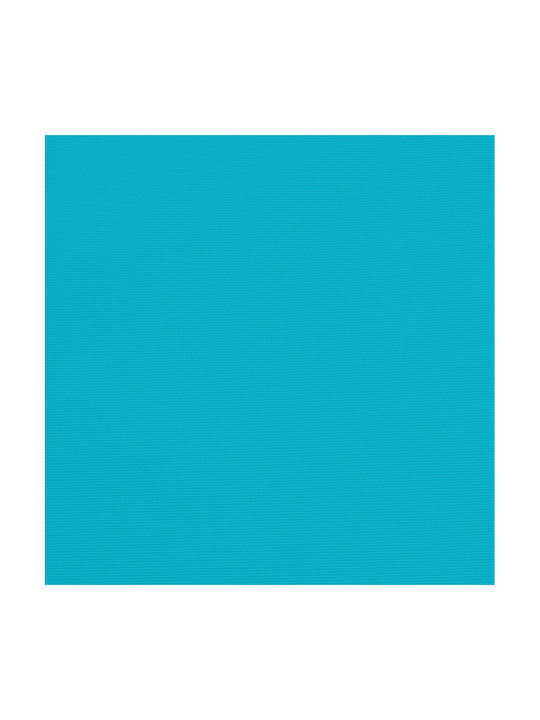vidaXL Wasserdichtes Sitzbank-Kissen mit Rückenlehne Türkis 2 Stück 110x58cm
