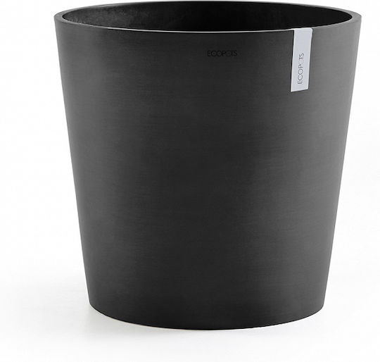 Ecopots Amsterdam Dark Grey Pot Plastic Ecopots Amsterdam Dark Grey Pot Plastic