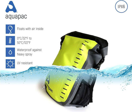 Aquapac Toccoa Trailproof Στεγανός Σάκος Πλάτης 28lt Κίτρινος