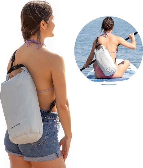 InnovaGoods Drysal Waterproof Bag Shoulder Bag Gray