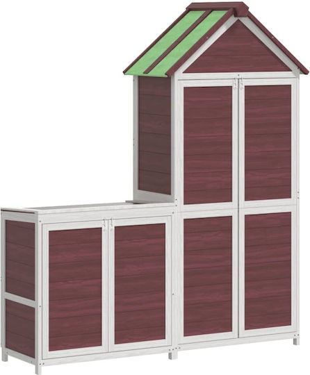Wooden Garden Shed 0.79x0.53x1.85m Wooden Garden Shed 0.79x0.53x1.85m
