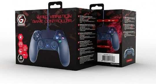 Gembird JPD-PS4U-01 Ενσύρματο Gamepad για PC / PS4 Μαύρο