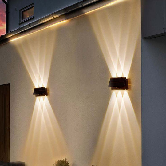Wall-Mounted Outdoor Light LED IP65 6W with Cool White Light