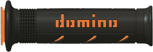 Domino Motorcycle Handlebars in Orange color