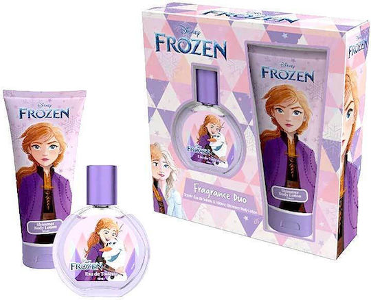 Disney Frozen Σετ Παιδικό Eau de Toilette με Glitter Body Lotion Anna 50ml