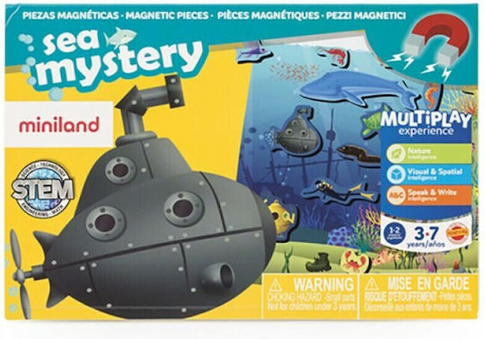 Miniland Θαλάσσια Μυστήρια Μαγνητάκια STEM Educational Game Knowledge for 3+ years Years Old