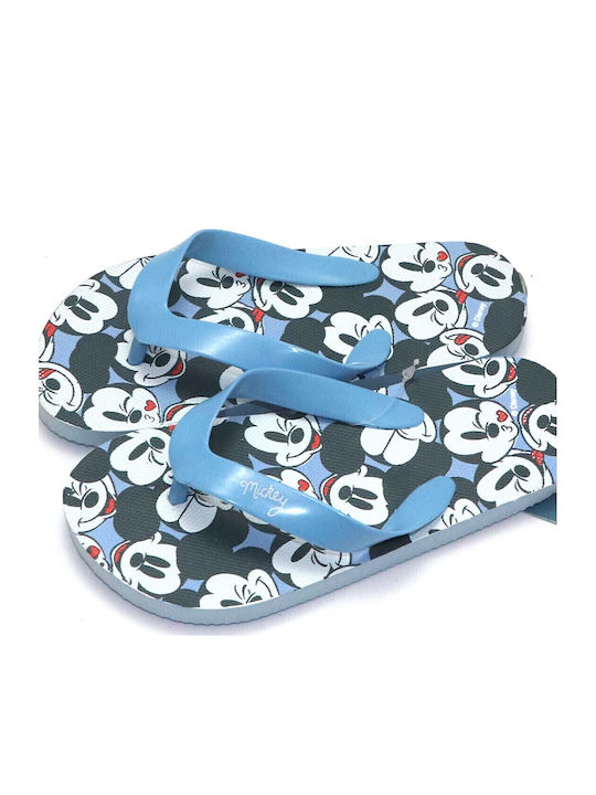 Kids' Flip Flops Mickey Blue Mouse