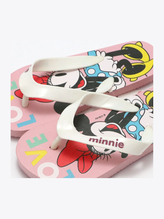 Kids' Flip Flops Minnie White Minnie Mouse