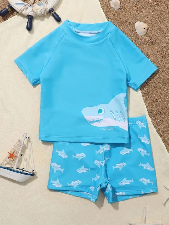 Babykids Παιδικό Μαγιό Σετ Γαλάζιο