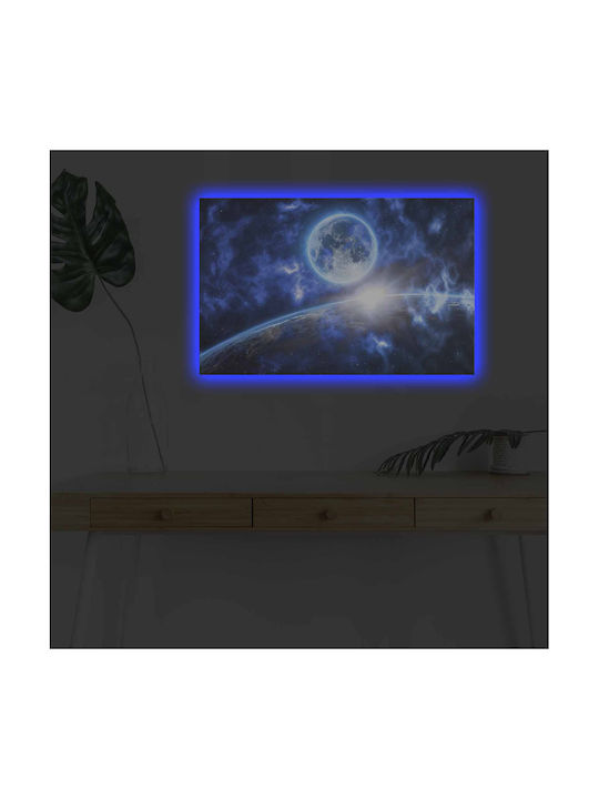 Tablou pe Pânză cu iluminare LED 45x45cm