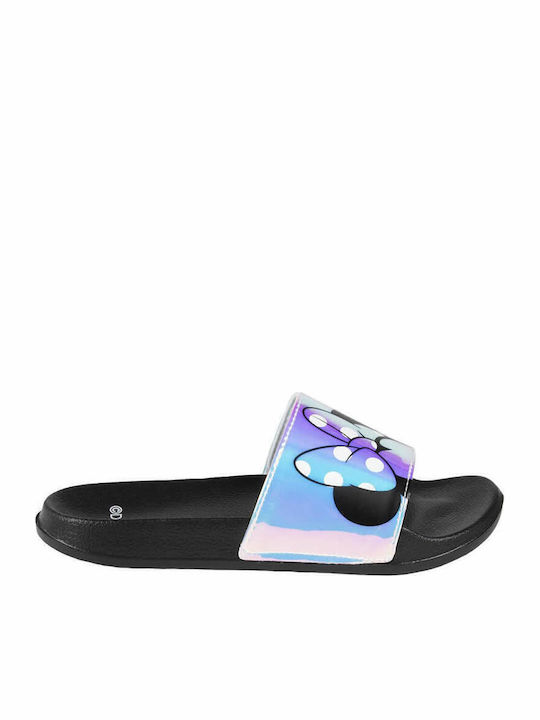 Kinder Flip-Flops Slides Minnie Schwarze Minnie Mouse