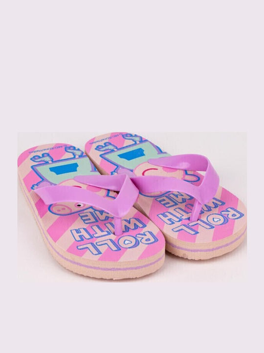 Flip-Flopi Pentru Copii Flip Flops Peppa Pig Roz Peppa Pig Roll Me