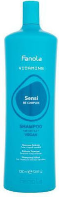 Fanola Sensi Be Complex Shampoos Tiefenreinigung für Alle Haartypen 1x1000ml