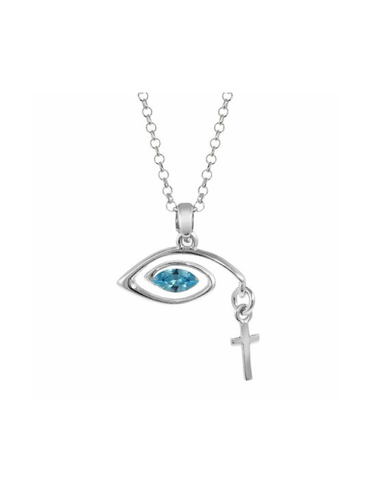 Amor Amor Necklace Eye from Silver