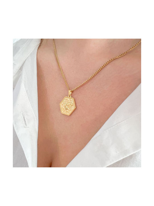 Amor Amor Necklace from Gold Plated Steel