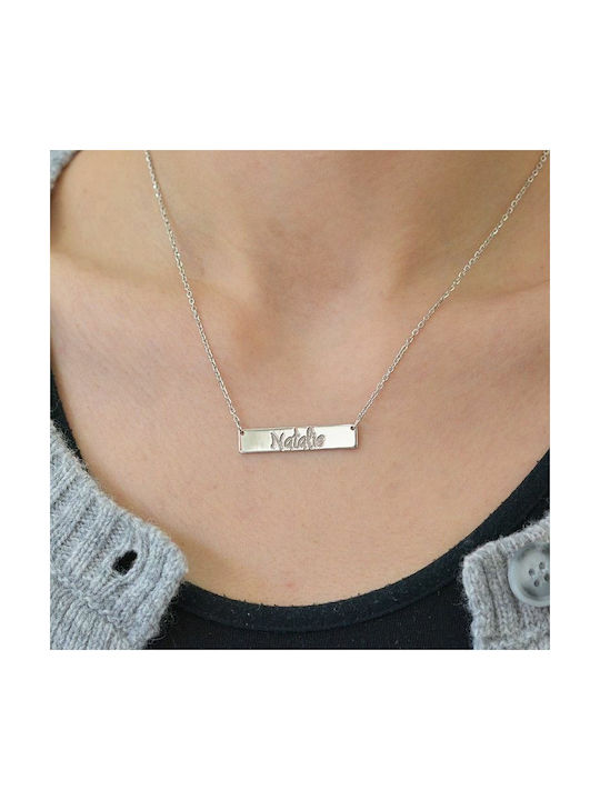 Amor Amor Necklace ID Card from Silver