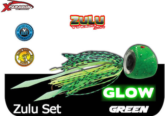 X-Paragon Τεχνητό Δόλωμα Χταποδιέρα Φωσφοριζέ 100gr GLOW GREEN