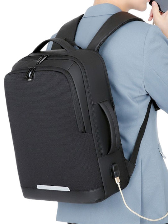 Playbags Collection Waterproof Backpack Backpack for 15.6" Laptop Black