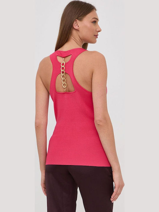 Women's Summer Blouse Sleeveless Orange
