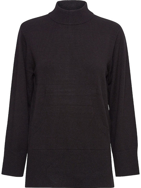 Women's Long Sleeve Sweater Black