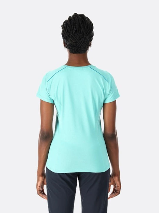 Rab Women's T-shirt Light Blue