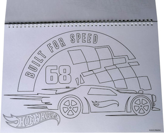 Gim Drawing Pad Hot Wheels 1pcs
