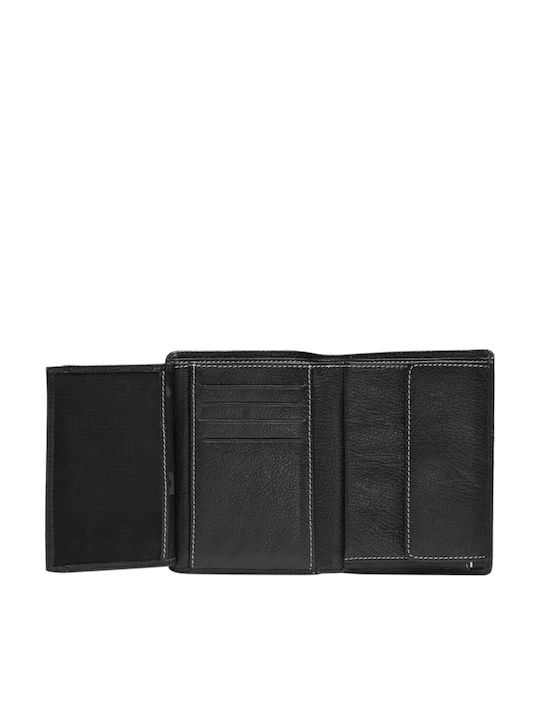 Leather Men's Wallet Classic Black