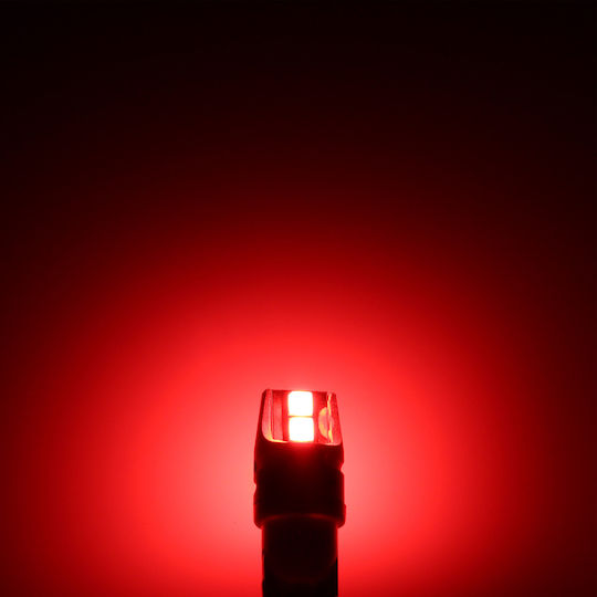 Lampen Auto & Motorrad T10 / W5W LED Rot 12-24V 2.5W 1Stück