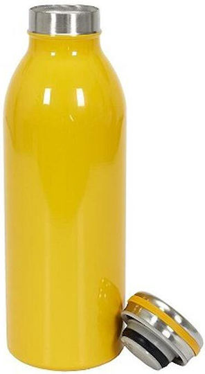 Cook Concept Μπουκάλι Θερμός Ανοξείδωτο 450ml Κίτρινο