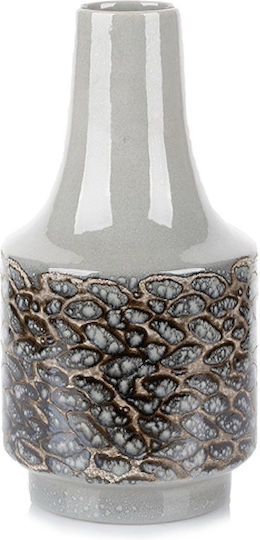 Interni Oggi Ceramic Vase Gray 15xH31cm Interni Oggi Ceramic Vase Gray 15xH31cm