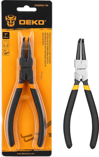 Deko Deko Curved Circlip Plier 180mm
