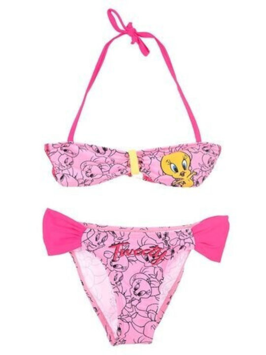 Warner Bros Kinder Badeanzug Bikini Rosa