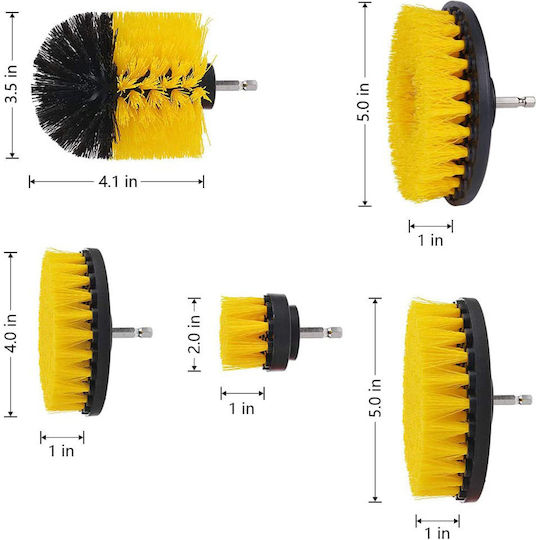 Factory 103043 Perie Burghiu Set de 5buc
