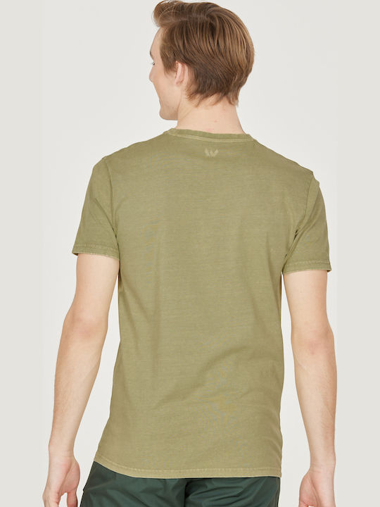 Αθλητικό T-shirt Χακί