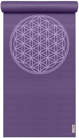 Yogistar Στρώμα Γυμναστικής Yoga Μωβ (183x61x0.4cm)