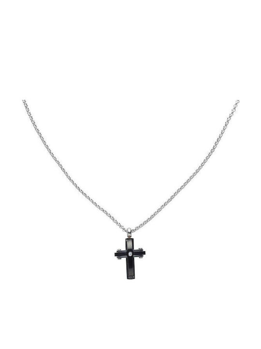 U.S. Polo Assn. Ατσάλινος Σταυρός