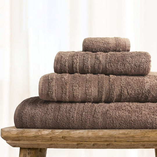 Fieldcrest Badehandtuch Ultra Soft 76x147εκ. Braun