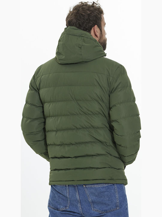 Winter Jacket Puffer Khaki