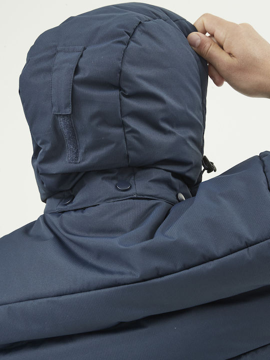 Winter Jacket Puffer Navy Blue