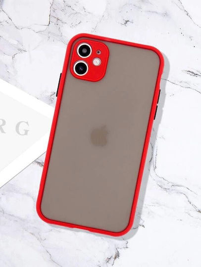 Go Clever Milky Back Cover Σιλικόνης Κόκκινο (iPhone 12 Pro Max)