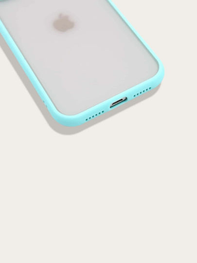 Go Clever Milky Umschlag Rückseite Silikon Hellblau (iPhone 12 Pro Max)