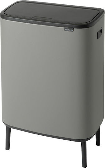 Brabantia Κάδος Απορριμμάτων από Ανοξείδωτο Ατσάλι Γκρι 30lt Brabantia Κάδος Απορριμμάτων από Ανοξείδωτο Ατσάλι Γκρι 30lt